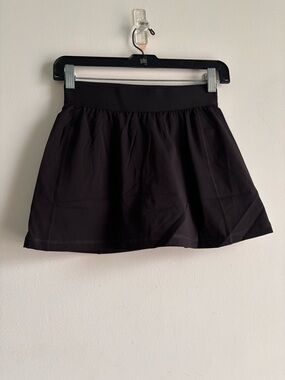 Aritzia Black Stretch Circle Skirt